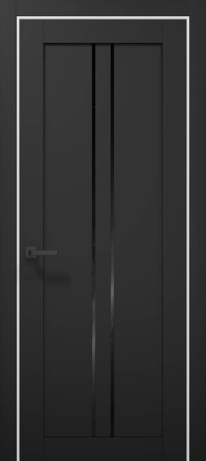 Міжкімнатні двері Папа Карло TETRA Т-02 (BLK)